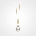 Pearl with Diamond Pendant Necklace