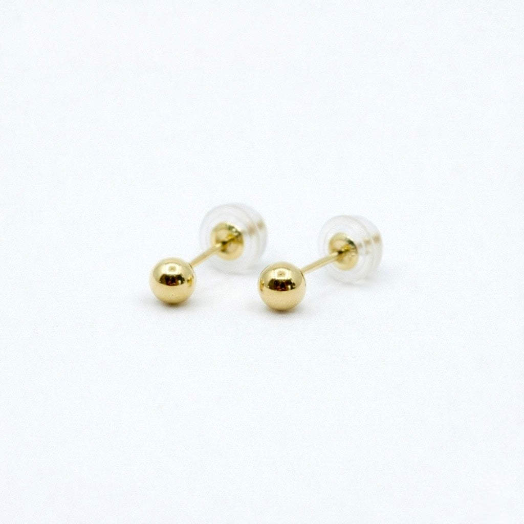 4mm Ball Earrings